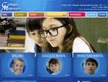Tablet Screenshot of colegiomilenium-educ.com.br